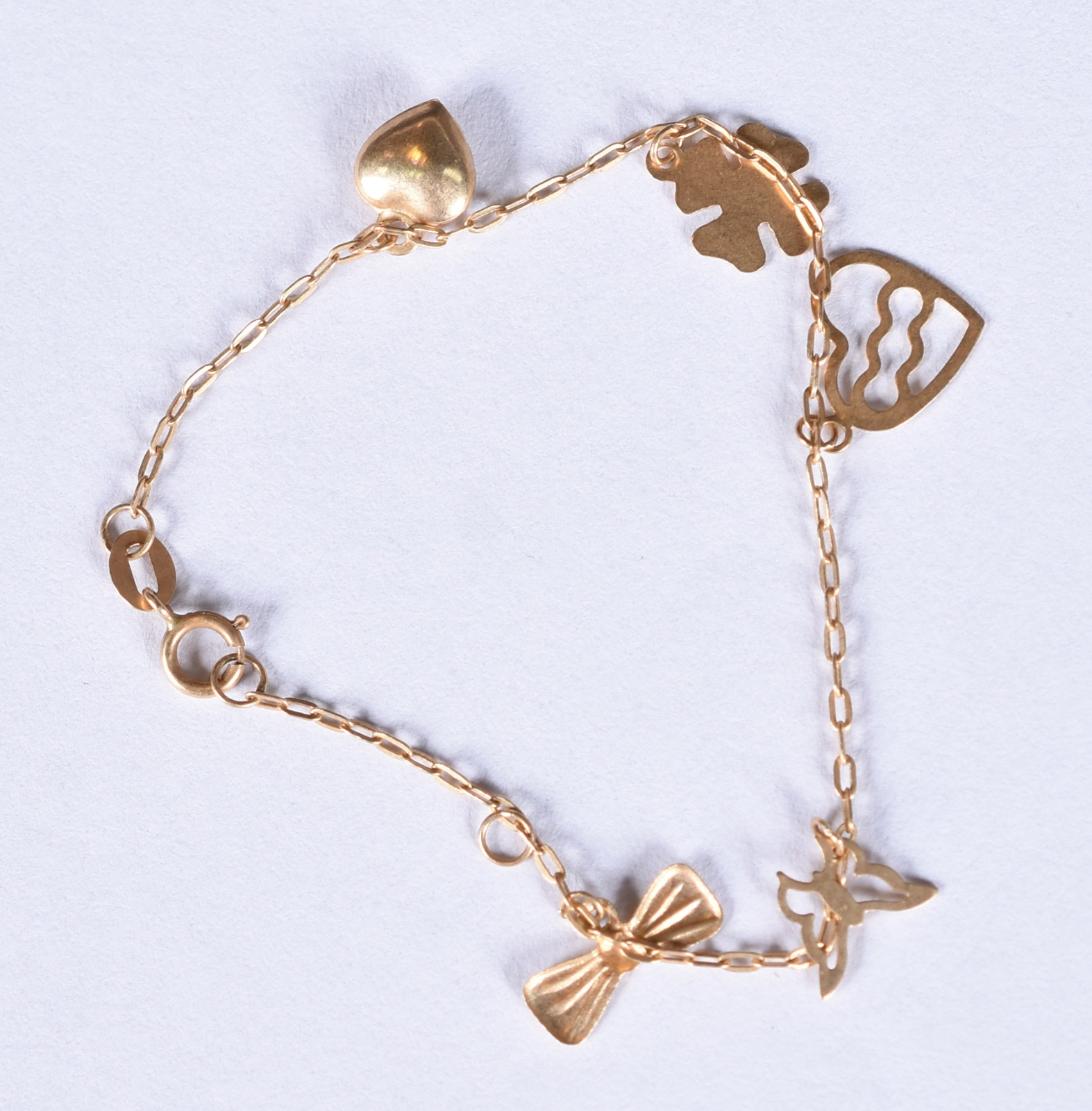 Pulseira de criança de ouro 18 k (Por motivos de segurança a peça não... - foto 2 de 3