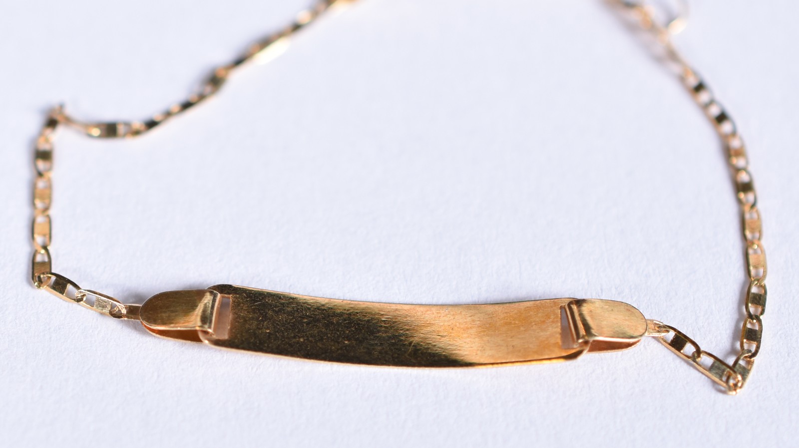 Pulseira para criança de ouro 18 k (Por motivos de segurança a peça... - foto 1 de 3