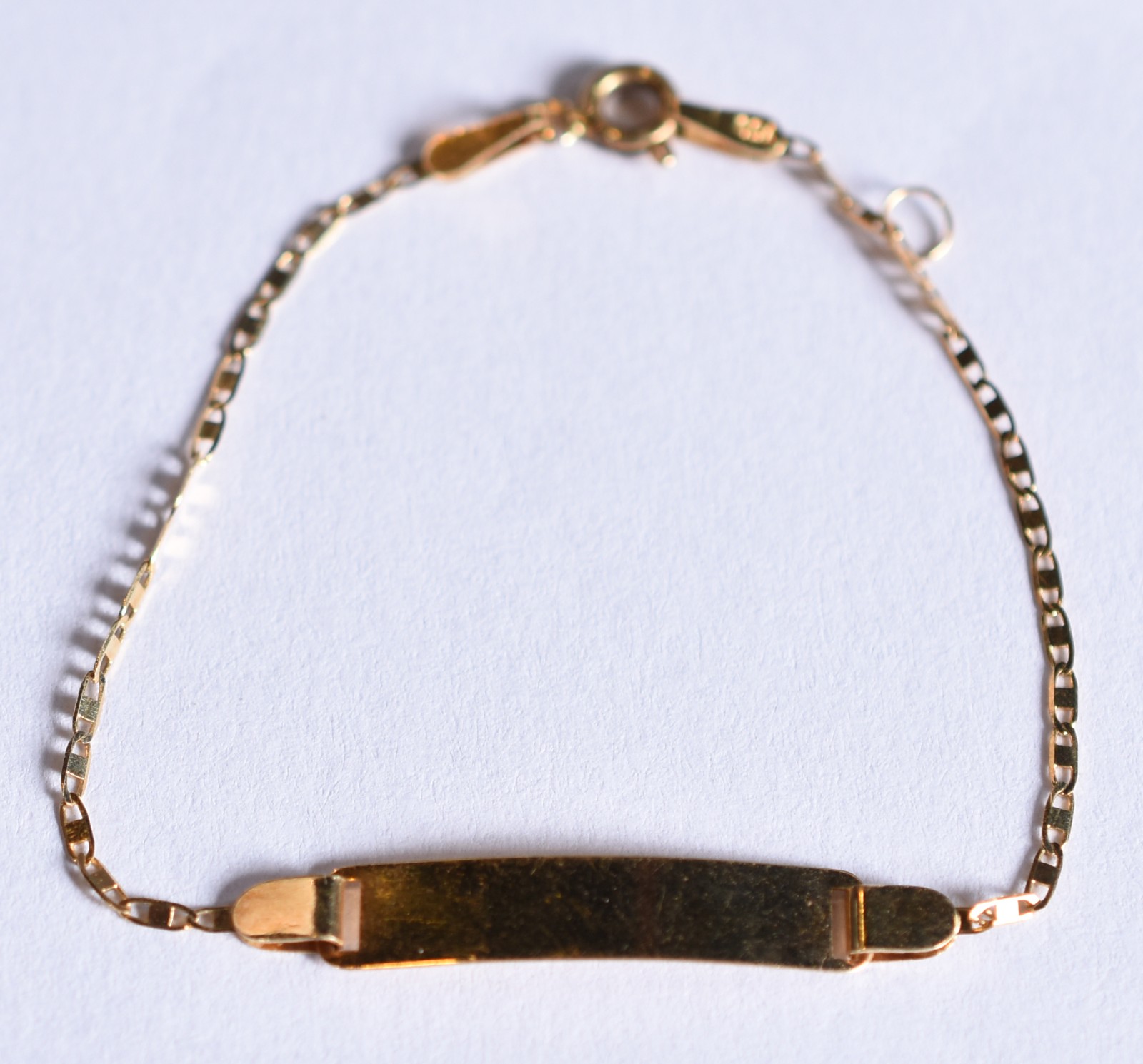 Pulseira para criança de ouro 18 k (Por motivos de segurança a peça... - foto 2 de 3