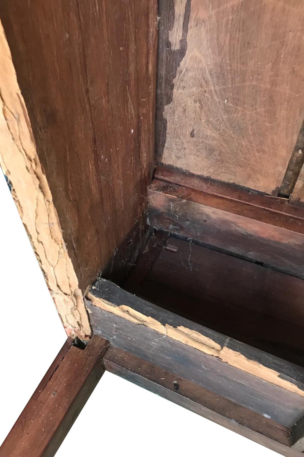 Mesa rústica de madeira nobre, tampo retangular com quinas... - foto 11 de 11