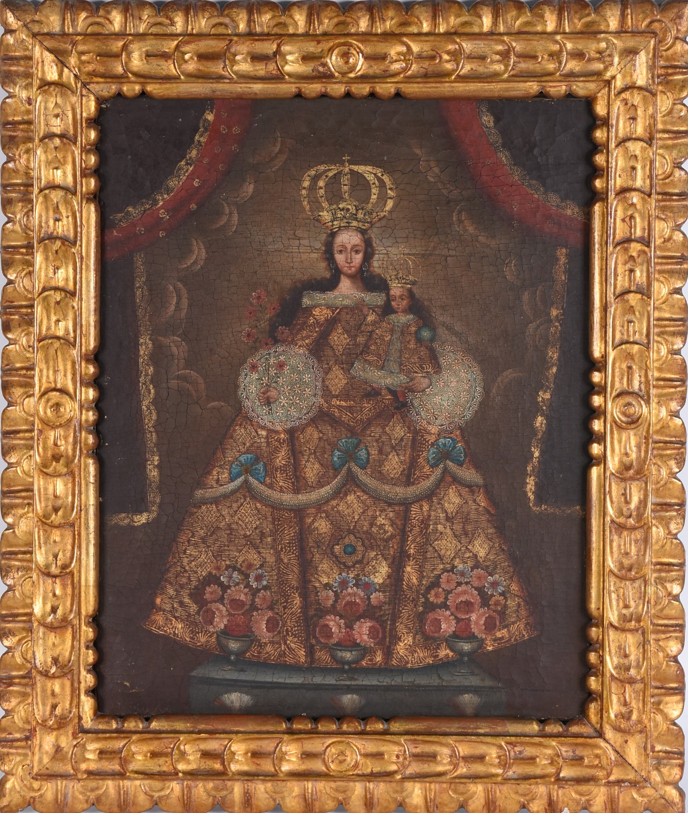 Escola Cusquenha (1538), Nossa Senhora com Menino - foto 2 de 4