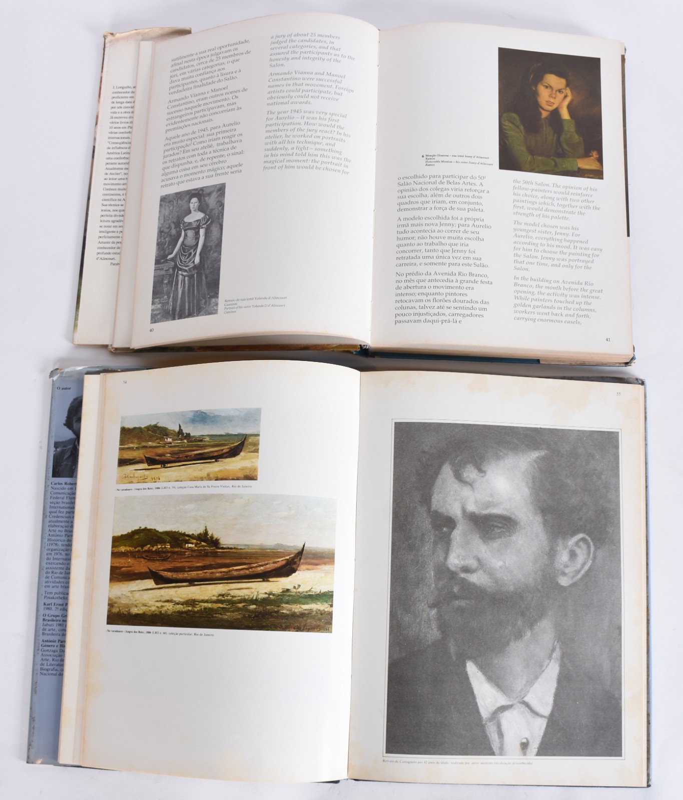 Dois livros: A) Giovanni Battista Castagnet " O pintor do mar"... - foto 2 de 7