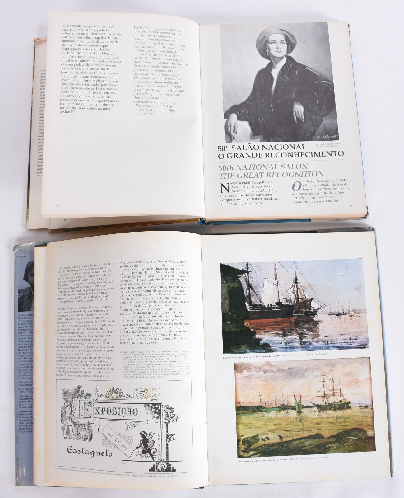 Dois livros: A) Giovanni Battista Castagnet " O pintor do mar"... - foto 5 de 7