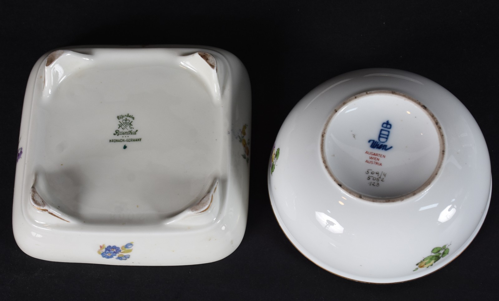 Quatro peças diversas, sendo: veilleuse de porcelana branca e 2... - foto 4 de 9