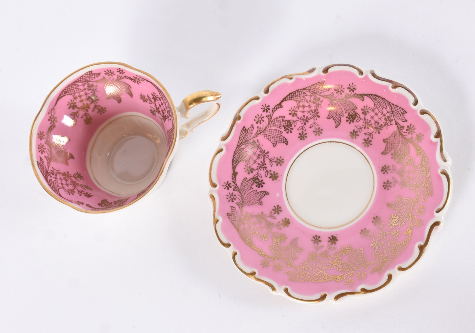Conjunto com 16 xícaras de porcelana alemã diversas cores e... - foto 5 de 6