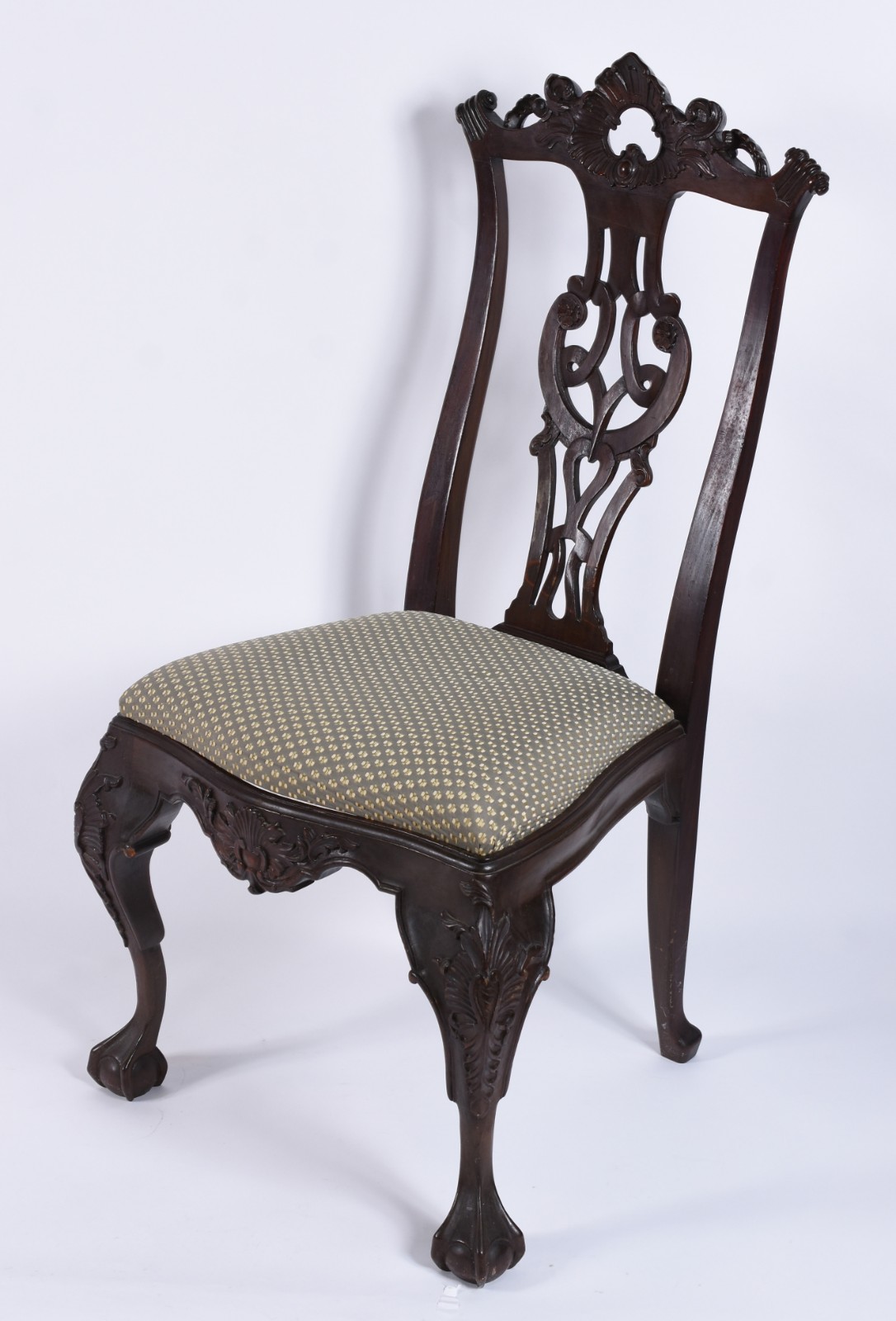 Conjunto com 12 cadeiras de madeira nobre para sala de jantar, estilo... - foto 5 de 5