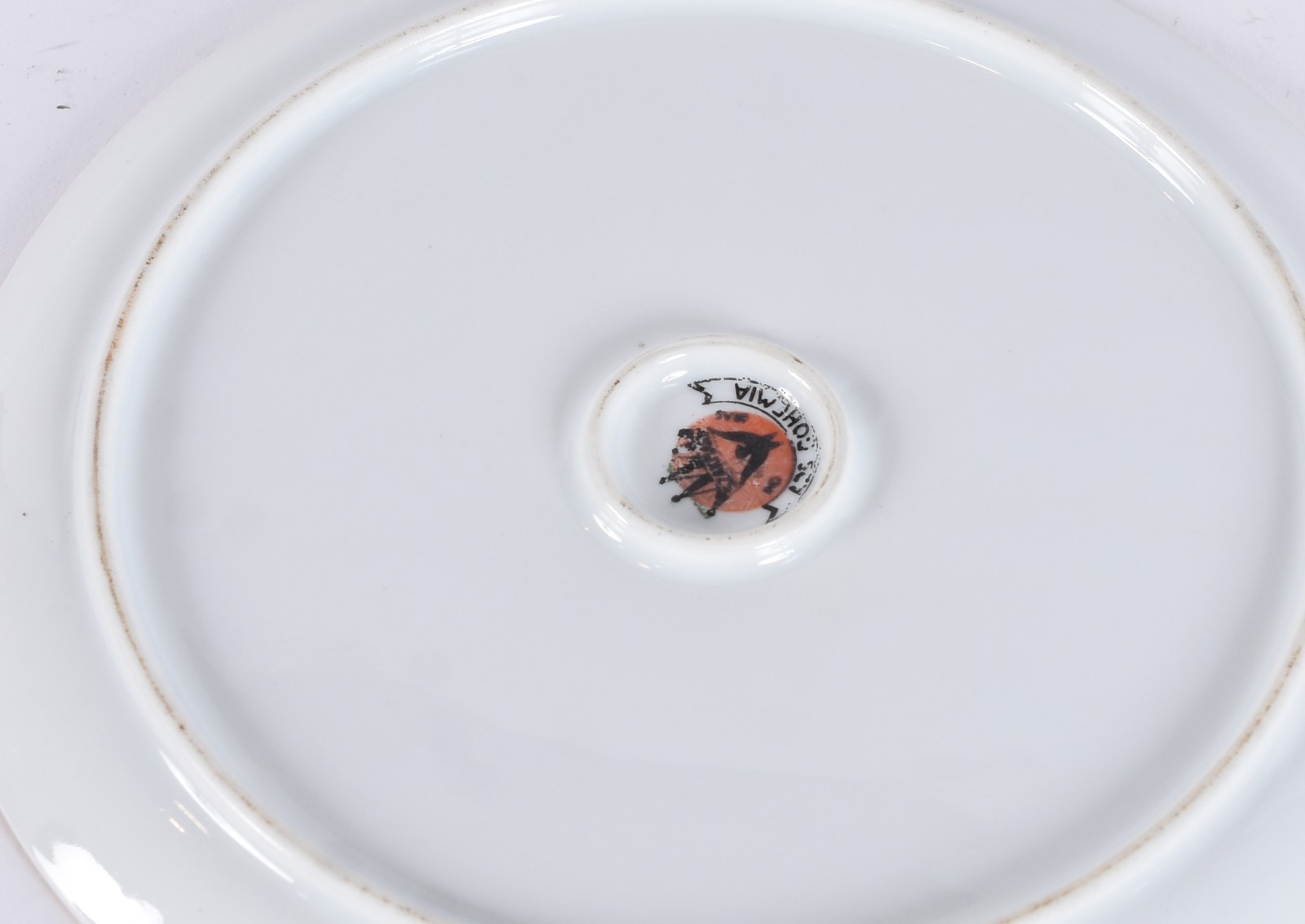 Jogo para saquê de porcelana policromada composto de 6 canequinhas e... - foto 5 de 7