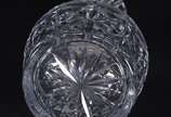 Licoreira de cristal lapidado. - Licoreira de cristal lapidado.