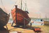 Antenor Finatti (1923), Barcos - Óleo sobre tela.