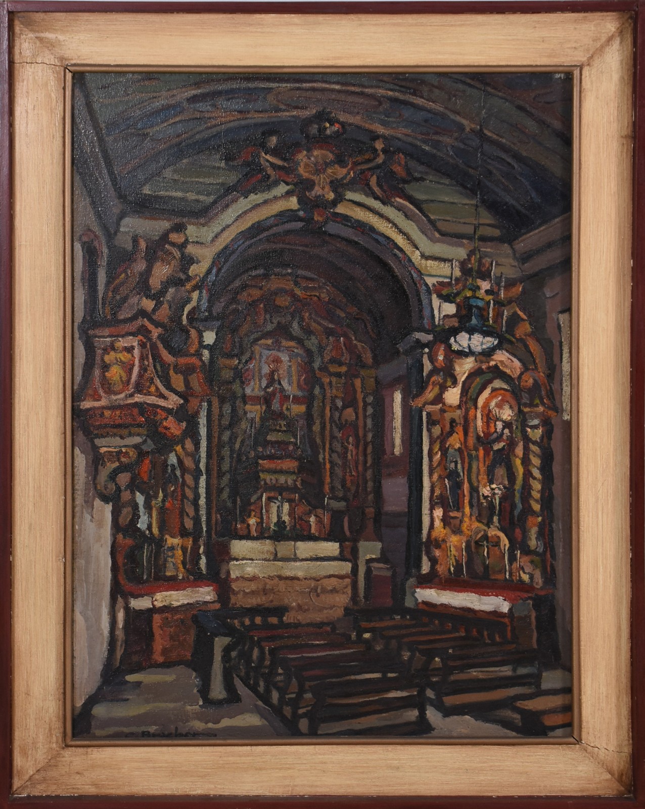 Carlos Bracher (1940), Igreja de N.Sra do Rosário de Padre Faria, Ouro Preto. - foto 2 de 6