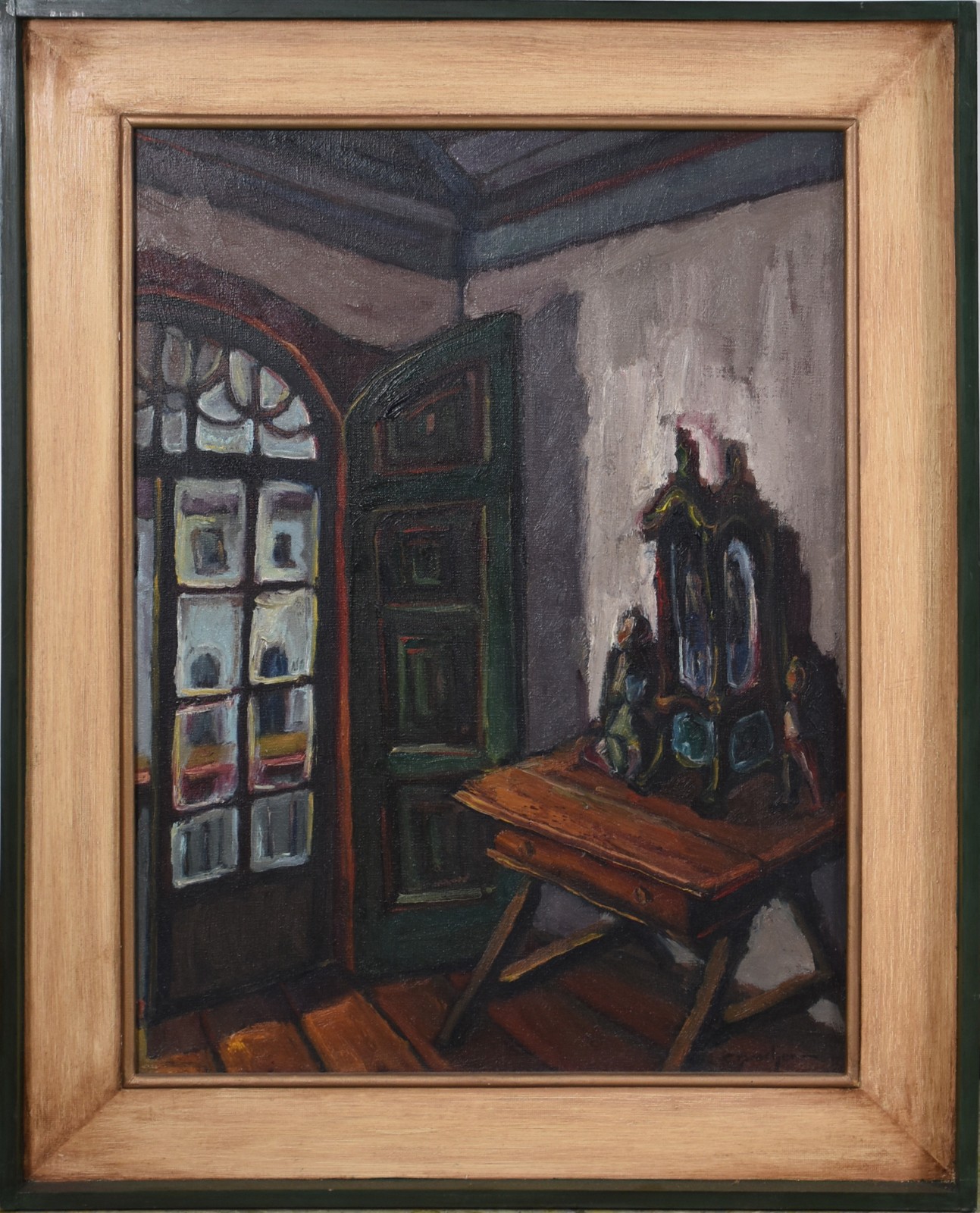 Carlos Bracher (1940), Interior com oratório - foto 2 de 4