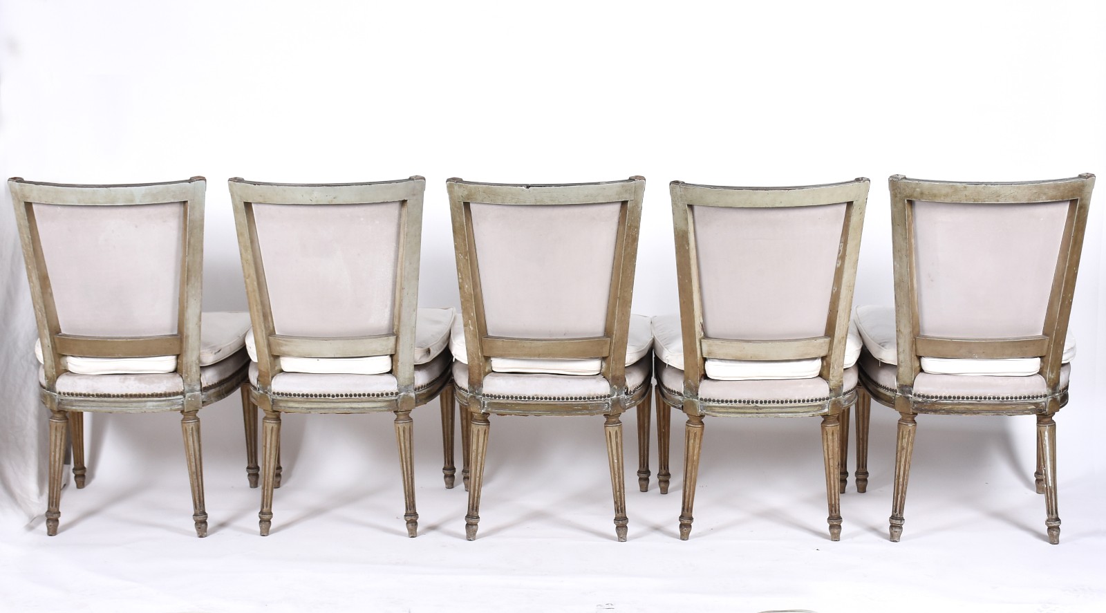 Conjunto com 10 cadeiras estilo ingles para sala de jantar, madeira... - foto 5 de 5