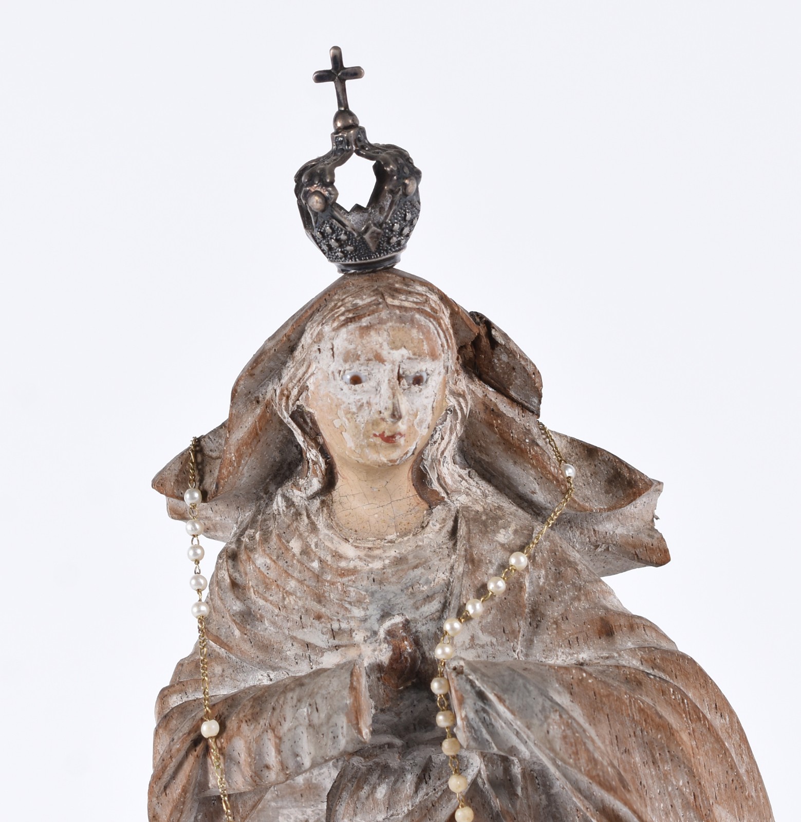 Nossa Senhora da Conceição - Antiga Imagem de madeira entalhada... - foto 2 de 6