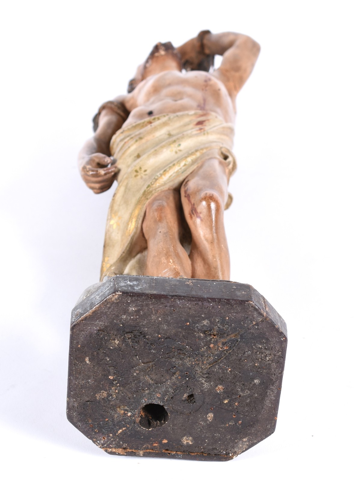 São Sebastião - Belíssima Imagem de madeira policromada, século XIX... - foto 6 de 7