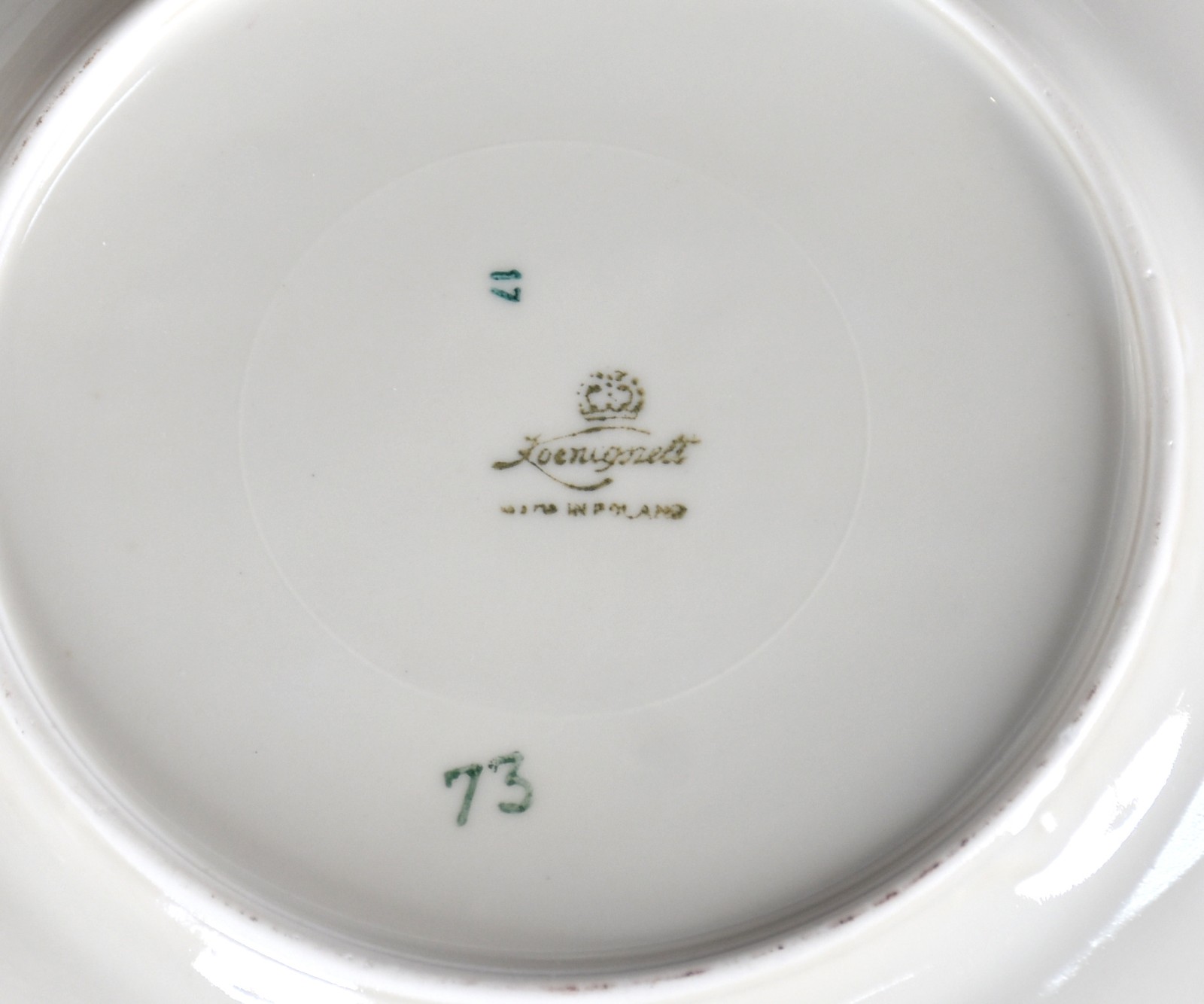 Aparelho de jantar, café e chá de porcelana polonesa Koenigszelt, na... - foto 5 de 6