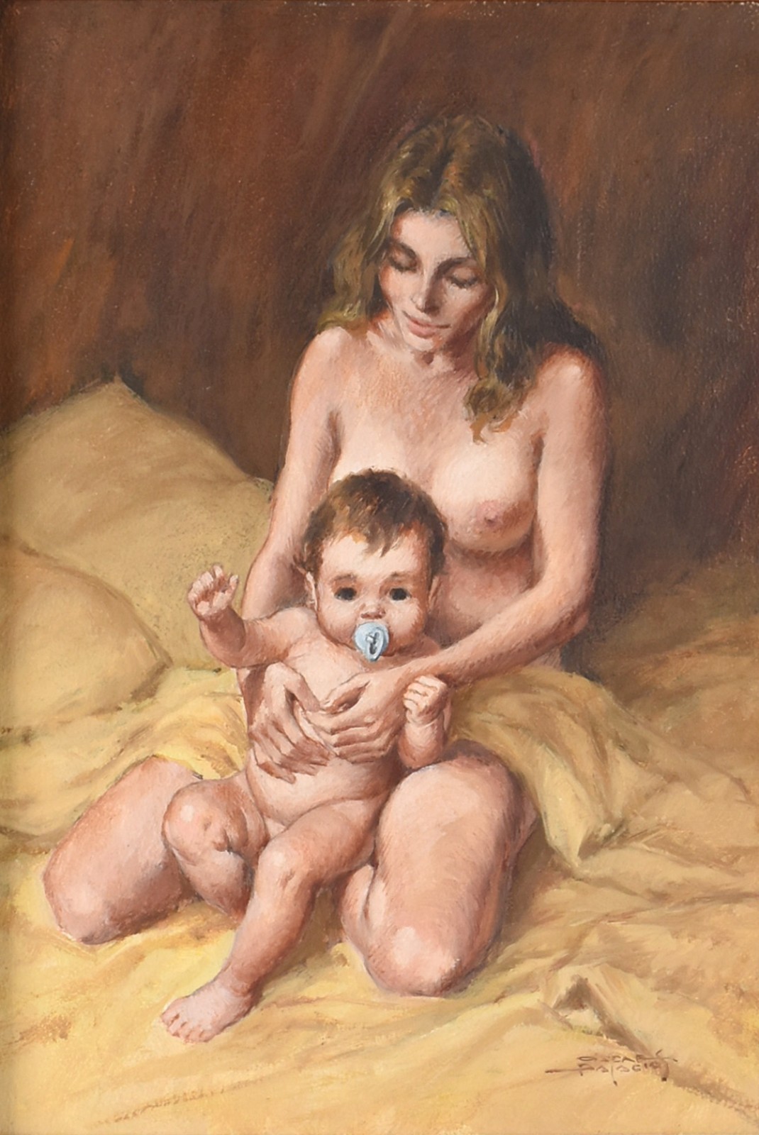 Oscar Palacios (1926-2009), Mãe e filho - foto 1 de 4
