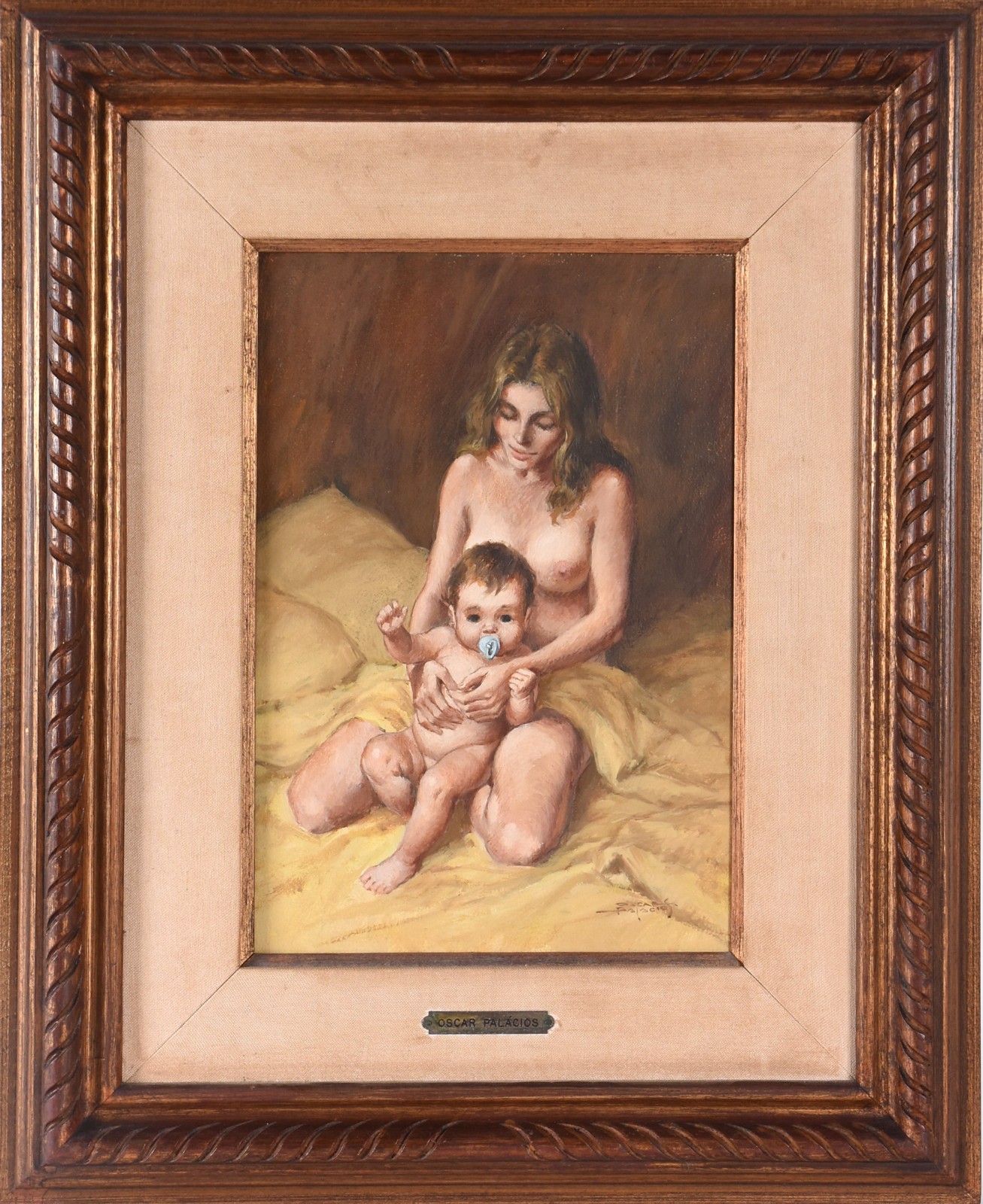 Oscar Palacios (1926-2009), Mãe e filho - foto 2 de 4