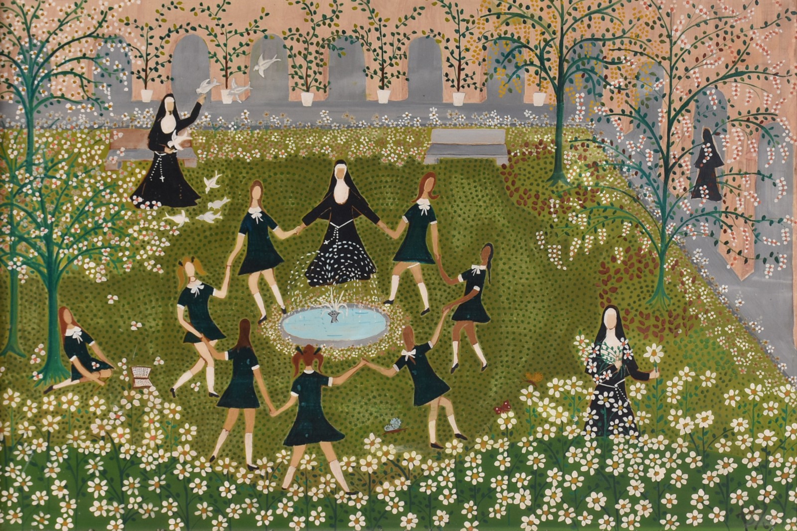 Mady Benzecry (1933-2003), Roda de Freiras e Meninas - foto 1 de 4