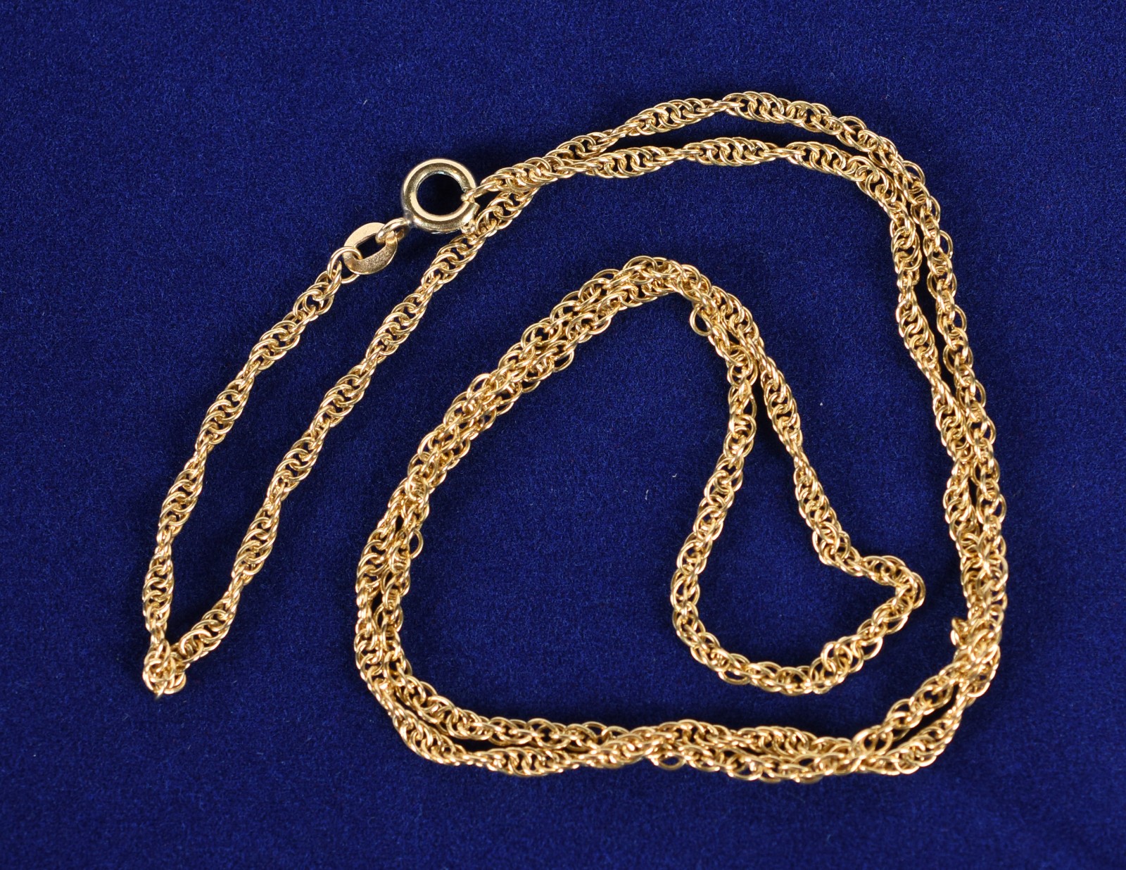 Cordão de ouro 18k, contraste 750 (Por motivos de segurança a peça... - foto 3 de 4