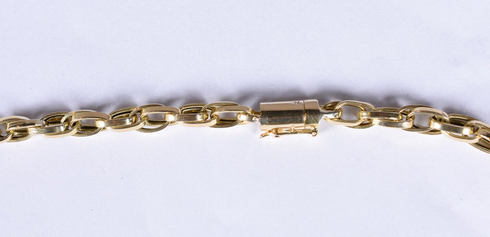 Cordão de ouro 18k, contraste 750 (Por motivos de segurança a peça... - foto 3 de 6