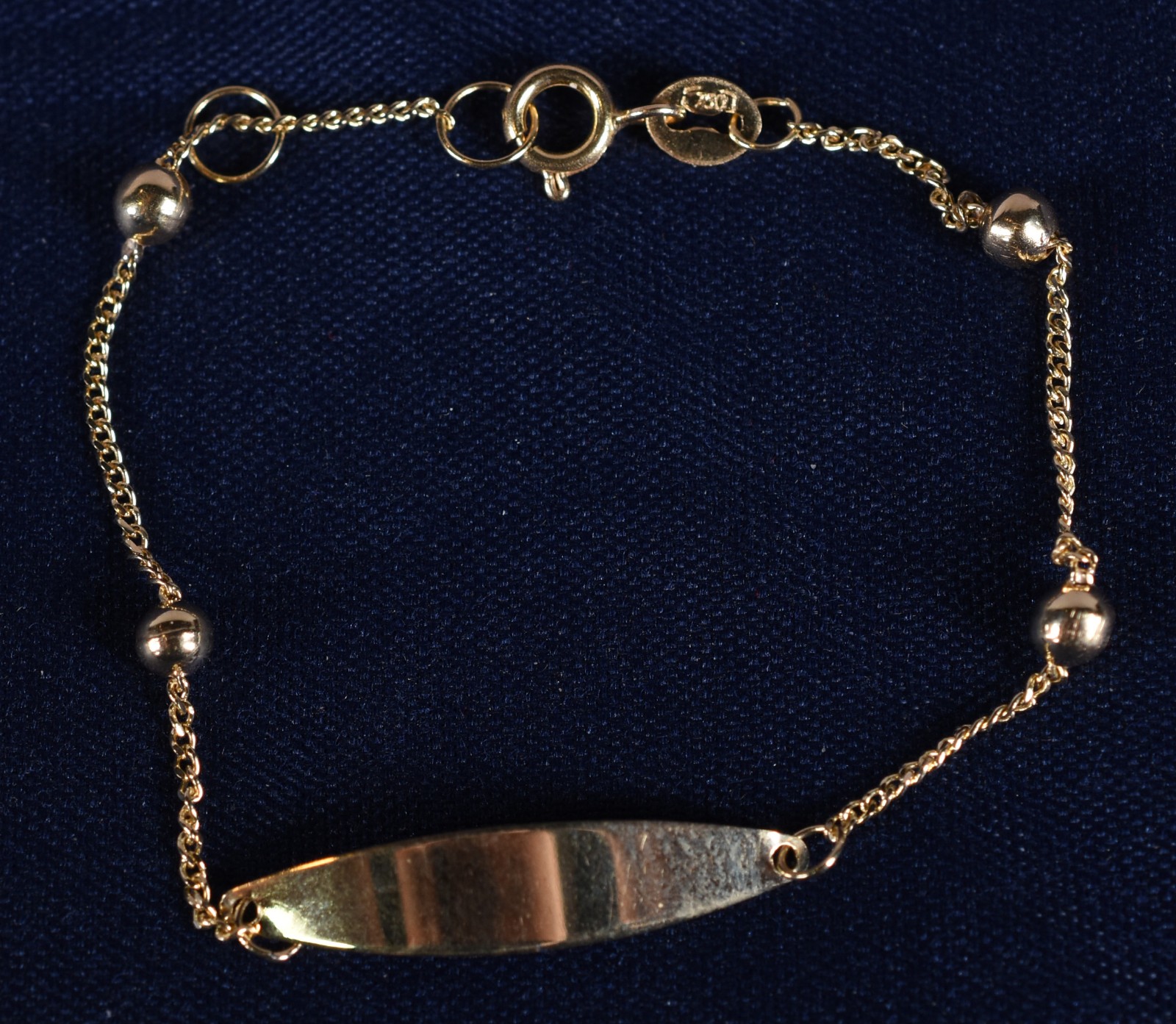 Pulseira de ouro 18k, contraste 750 de criança (Por motivos de... - foto 1 de 3