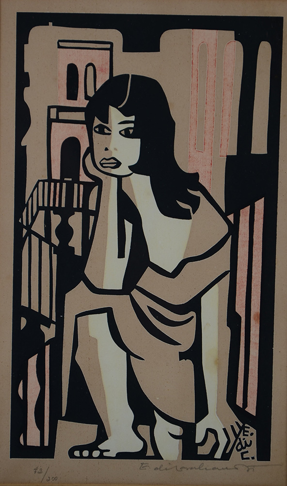 DI CAVALCANTI - Serigrafia - Figuras - 49 x 63 tiragem 72/200 (com... - foto 1 de 2