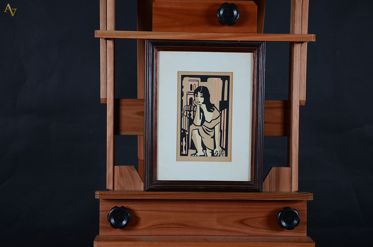 DI CAVALCANTI - Serigrafia - Figuras - 49 x 63 tiragem 72/200 (com... - foto 2 de 2