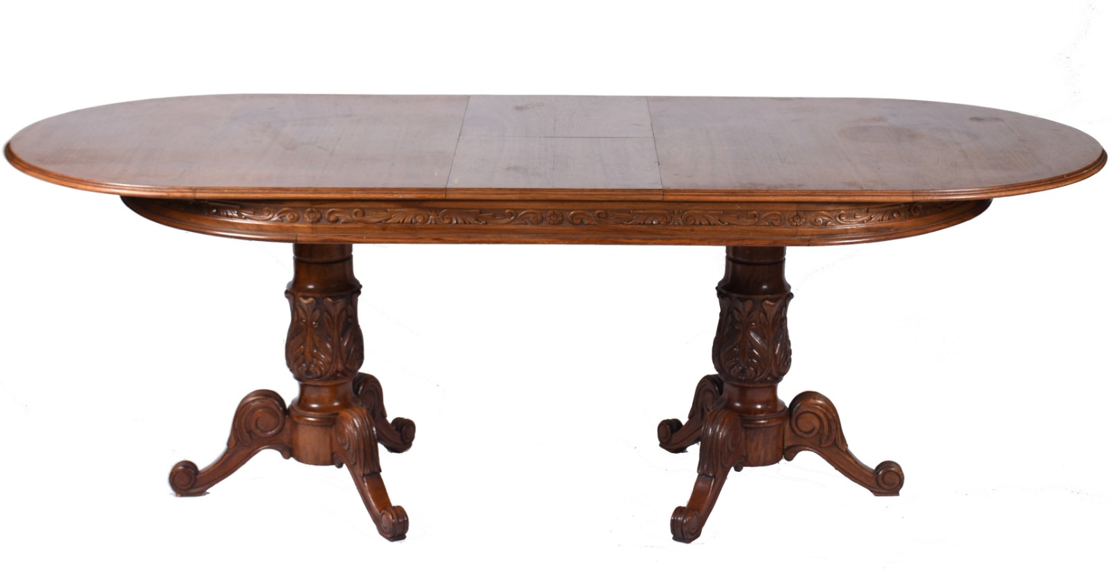 Mesa de jantar de cerejeira, tábua extensora (90 cm x 40 cm), saia... - foto 2 de 7