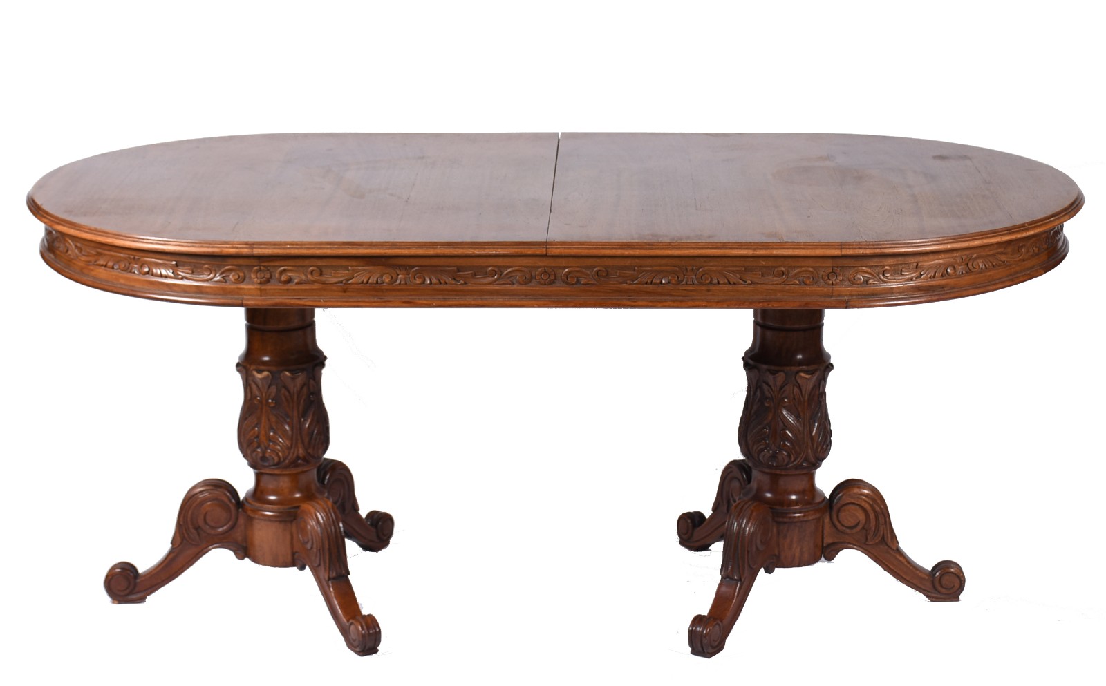 Mesa de jantar de cerejeira, tábua extensora (90 cm x 40 cm), saia... - foto 3 de 7