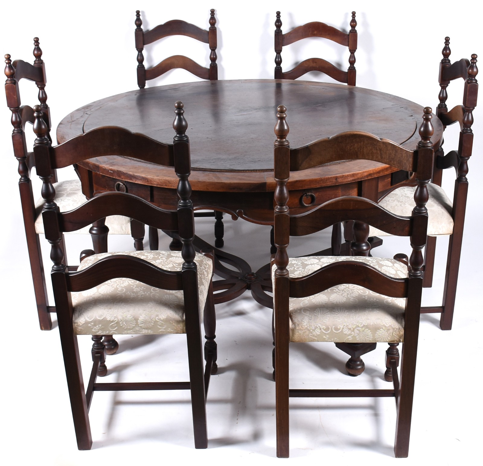 Mesa de jogo de madeira nobre, tampo reversível para feltro... - foto 1 de 6