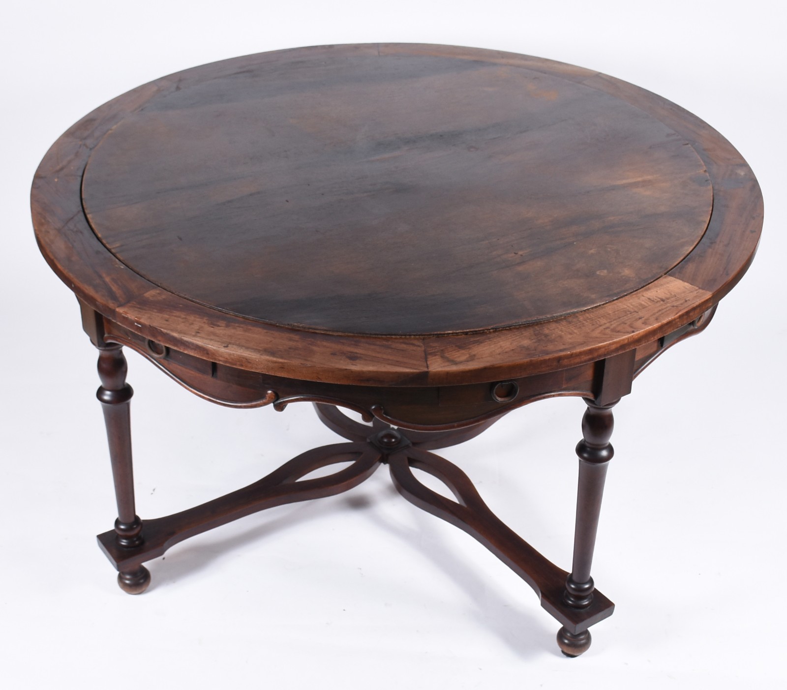 Mesa de jogo de madeira nobre, tampo reversível para feltro... - foto 2 de 6