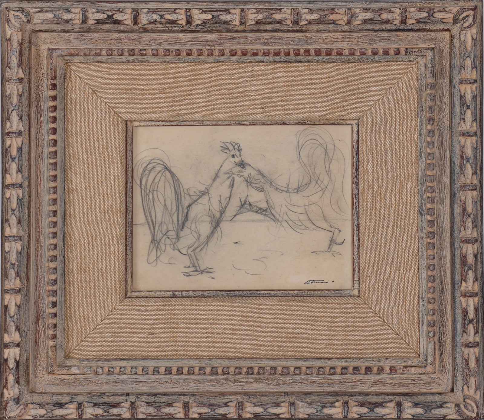 Cândido Portinari (1903-1962), Briga de Galos - foto 2 de 4