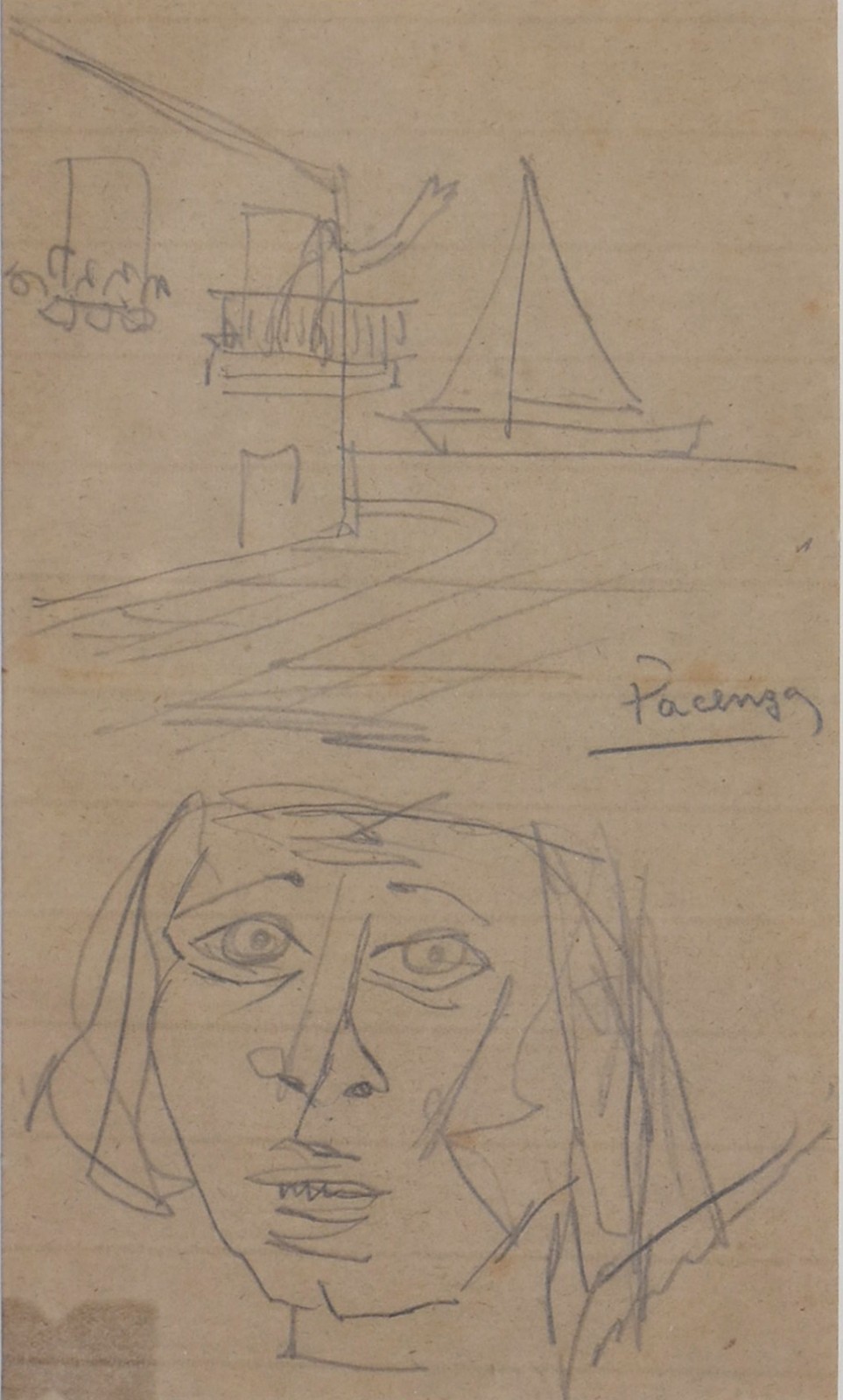 Cândido Portinari (1903-1962), Cabeça de Mulher - foto 1 de 4