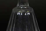 BACARAT - Garrafa de cristal frances facetado, ... - BACARAT - Garrafa de cristal frances facetado, assinada.