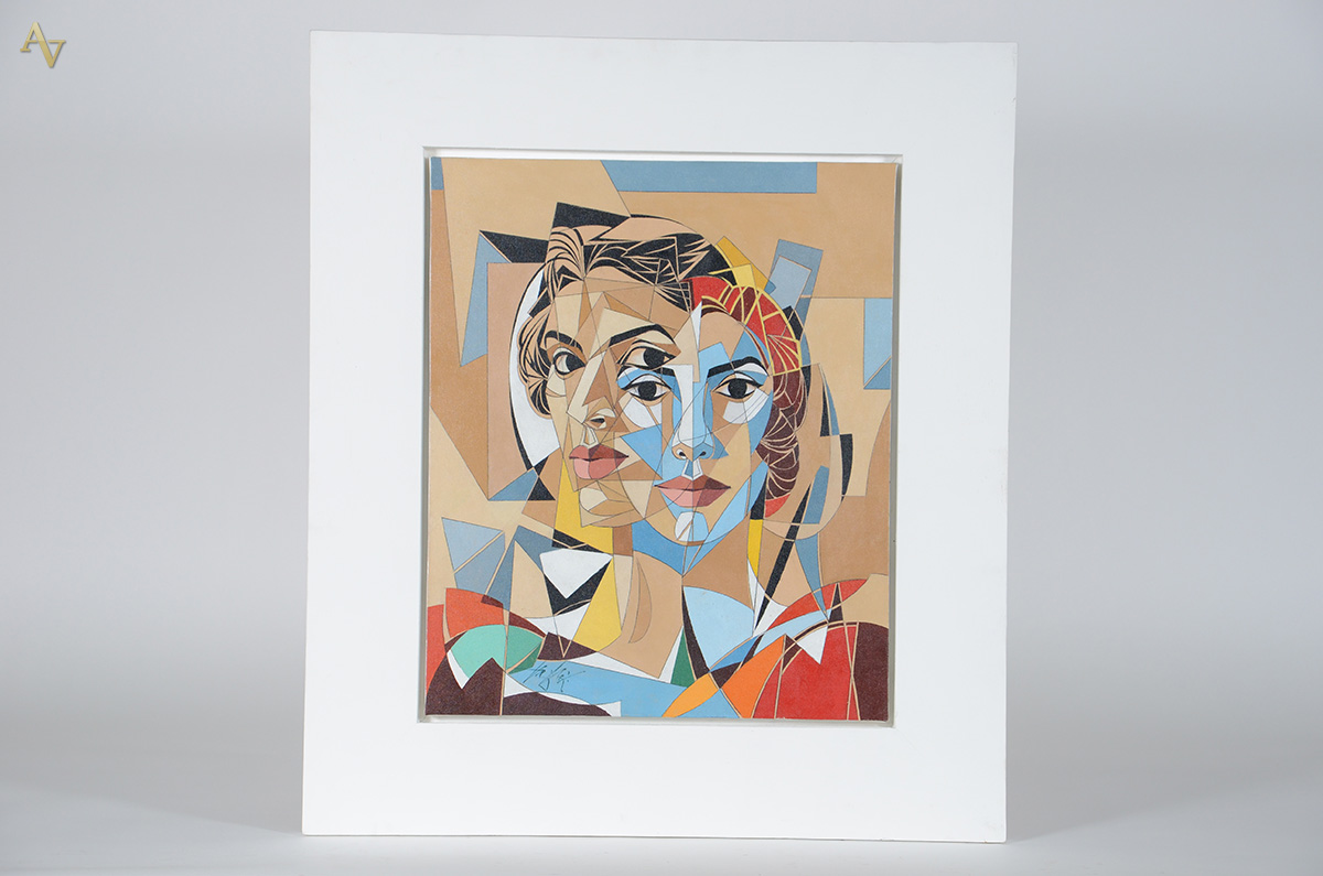 HENRI CARRIERES (1947) - Figuras - ost - 50 x 60 - foto 1 de 4