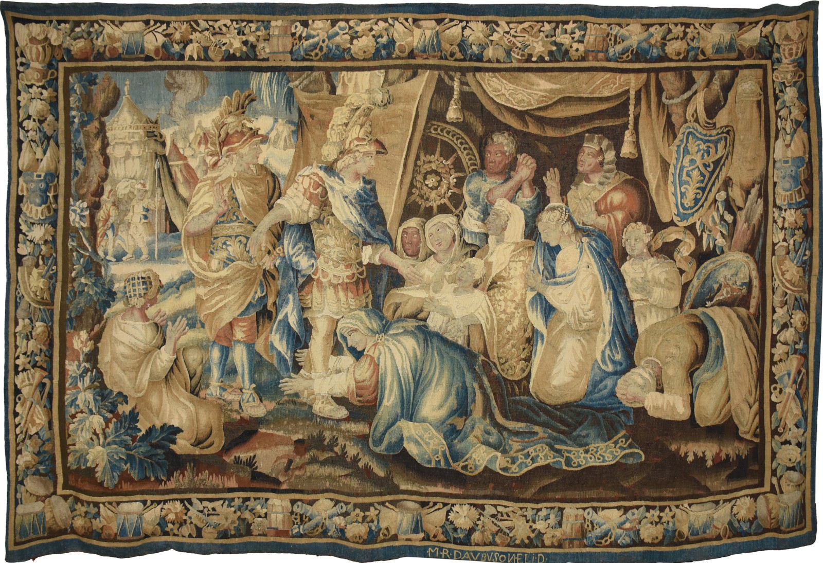 Tapeçaria Royal Aubusson (1580), A clemência de Cipião Africano - foto 1 de 5