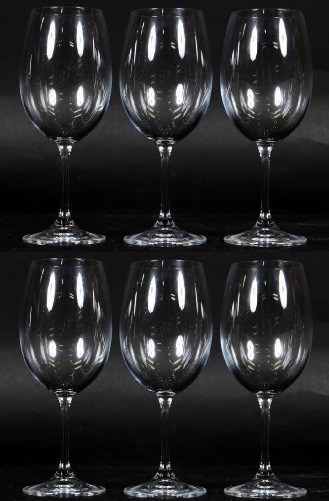 Seis cálices de cristal para vinho, 430 ml. - foto 1 de 2
