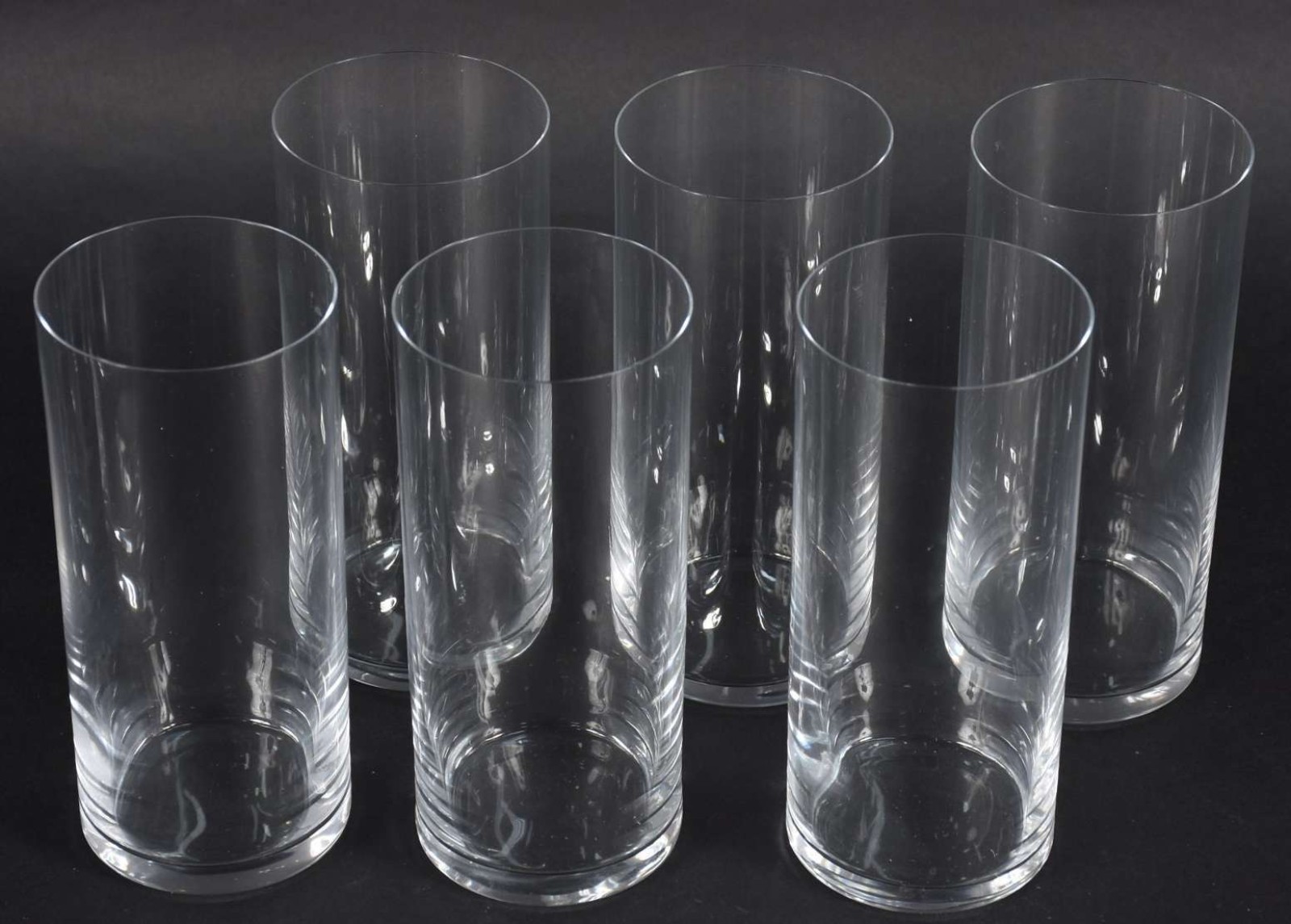 Seis copos de cristal long drink, 390 ml. - foto 2 de 3