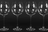 Seis taças de cristal  para vinho, 850 ml. - Seis taças de cristal  para vinho, 850 ml.