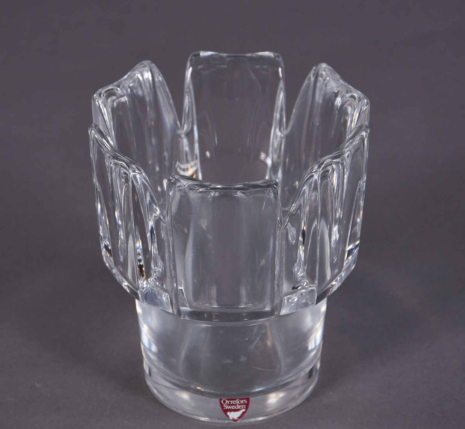 Castiçal de cristal sueco Orrefors. - foto 2 de 4