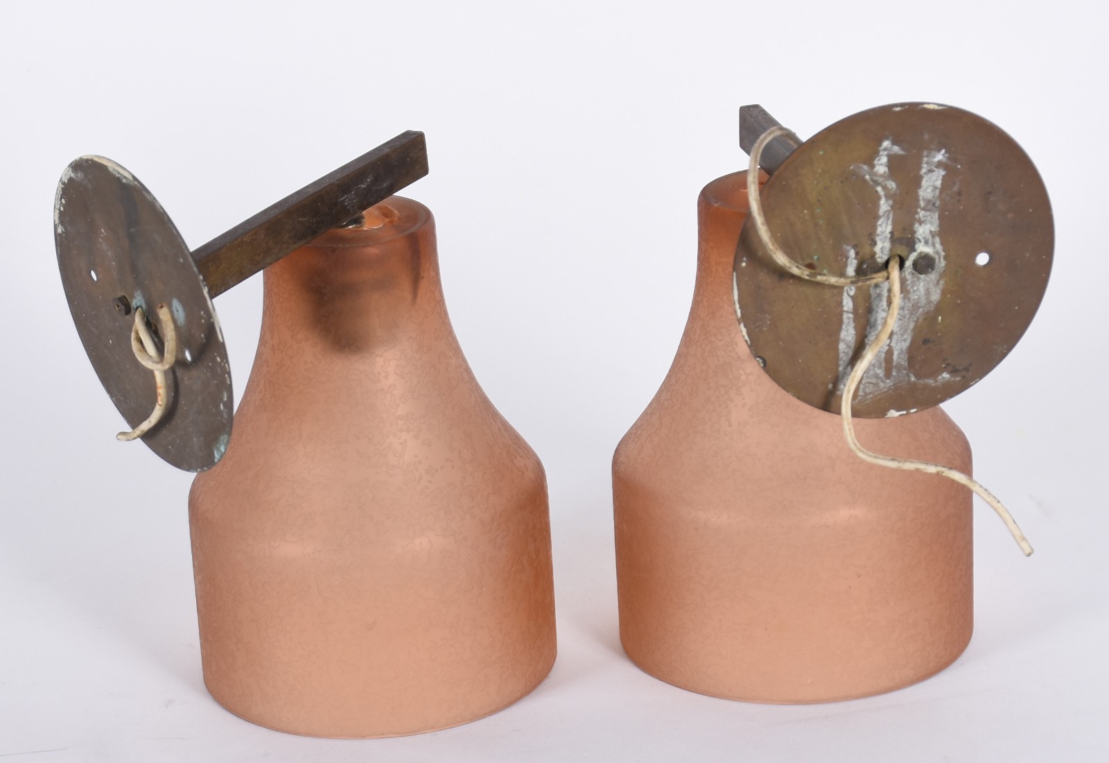 Par de apliques de bronze para 1 luz cada - Itália, década de 50... - foto 3 de 5