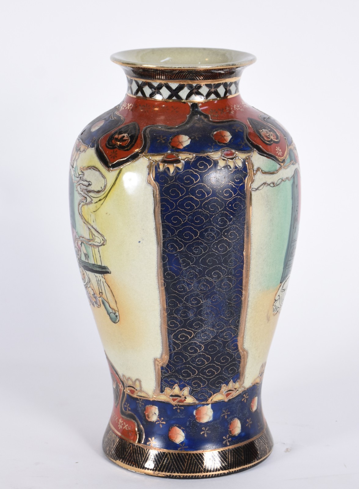 Vaso de porcelana oriental ao gosto Satzuma. - foto 4 de 6
