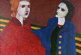 Matias Marcier (1944), Foi Mal, Desculpe - Acrílico sobre tela - datado 2002.