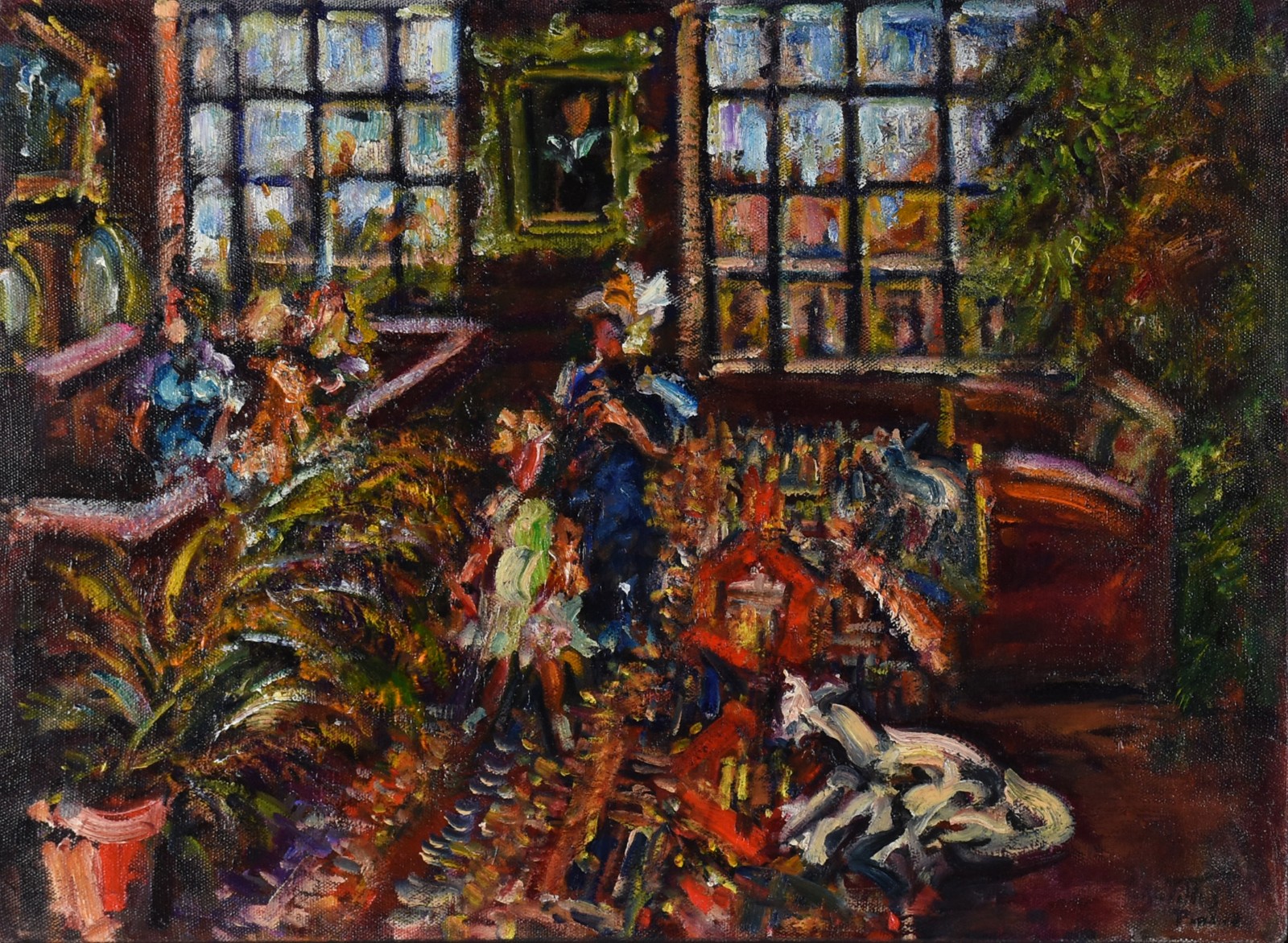  Sérgio Telles (1936-2022), Interior and Woman - foto 1 de 5