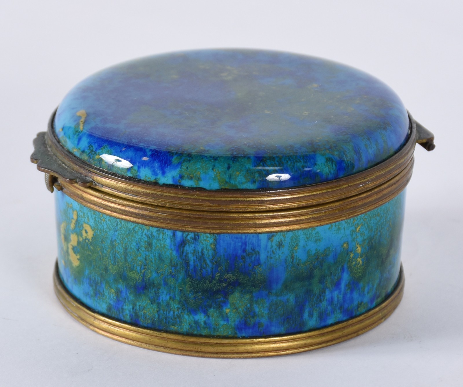 Caixa de porcelana francesa de Sèvres em tons de azul, guarnição de... - foto 3 de 5