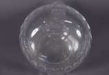 Licoreira de cristal lapidada em gomos facetado... - Licoreira de cristal lapidada em gomos facetados, possivelmente Baccarat.
