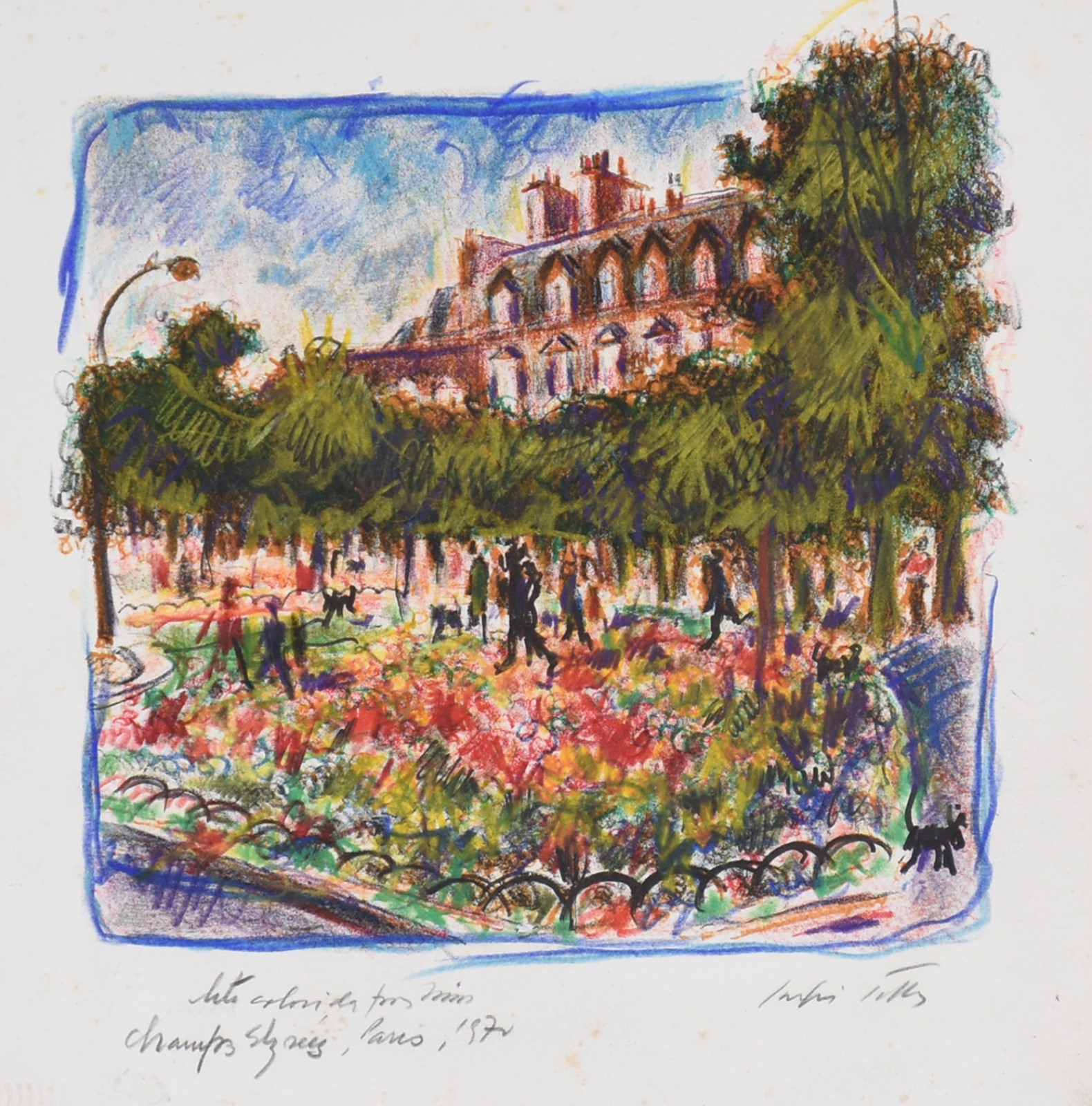  Sérgio Telles (1936-2022), Champs Élysées - Paris - foto 1 de 5