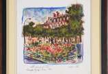 Sérgio Telles (1936-2022), Champs Élysées - Paris - Litrografia colorida pelo artista- datado 1974.