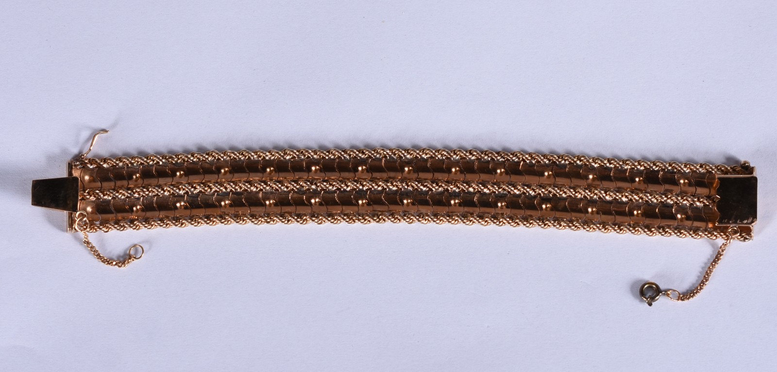 Pulseira de ouro 14k (Por motivos de segurança a peça não se encontra... - foto 4 de 6
