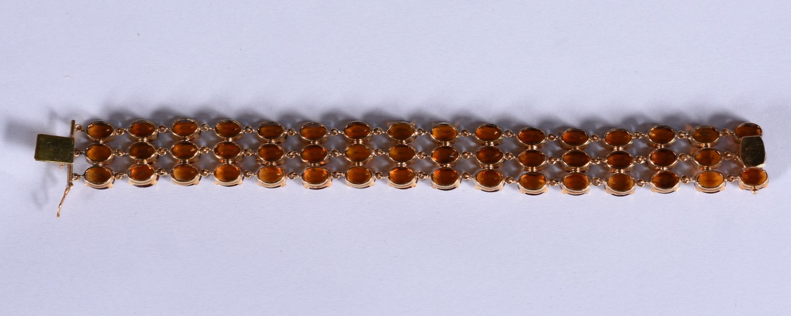 Pulseira de ouro 18k com pedras de citrino (Por motivos de segurança... - foto 6 de 6